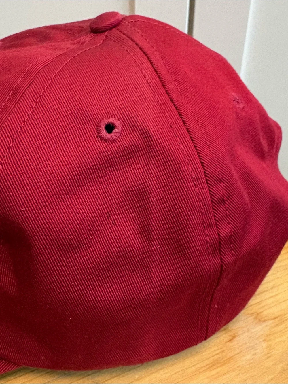 Vintage 90s Polo Ralph Lauren Golf Crest Hat Red Strapback USA Green Underbrim